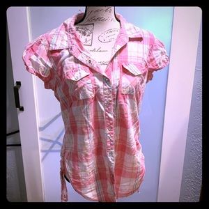 #1212 XL Maurices plaid top